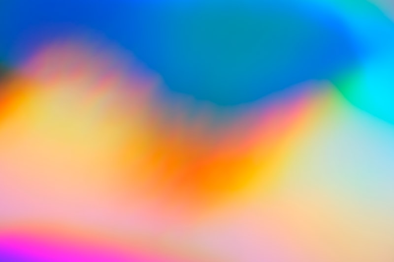 Abstract flowing shapes and colors suggesting creative insight