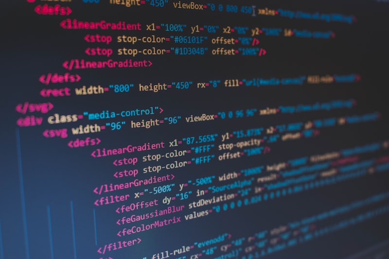 Lines of code on a dark screen representing structured problem-solving